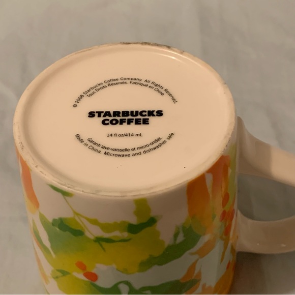 Starbucks 2008 Fall Leaves Mug - Picture 2 of 2